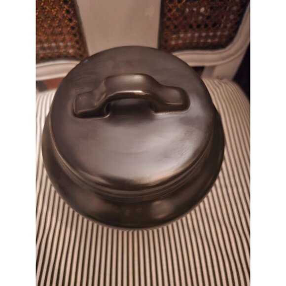 NWT Rae Dunn Halloween Boo Black Chubby Canister Farmhouse - Picture 10 of 13